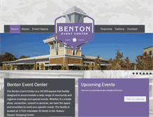 Tablet Screenshot of bentoneventcenter.com